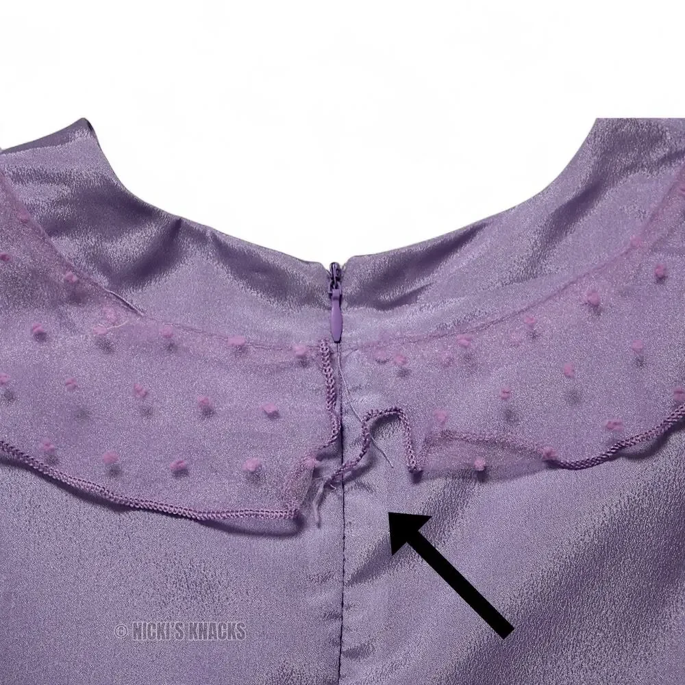 Disney Sofia The First Purple Dress Costume Dress-Up Play Size 10/12